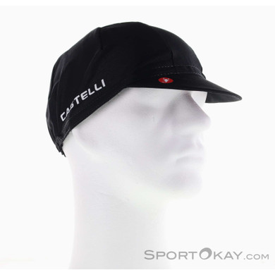 Castelli Logo Schildmütze-Schwarz-One Size