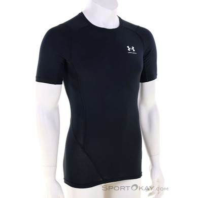 Under Armour HG Comp SS Herren Funktionsshirt-Schwarz-L