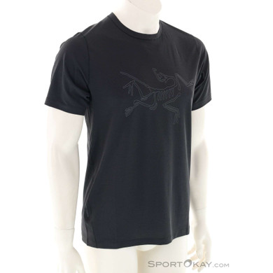 Arcteryx Cromac Logo Herren Shirt-Schwarz-L