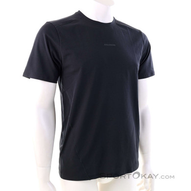 Salomon Trackline Herren T-Shirt-Schwarz-M
