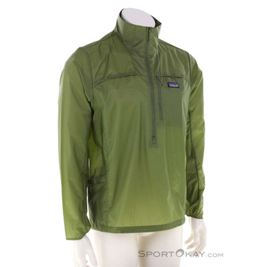 Patagonia Houdini Stash 1/2 Zip Herren Laufjacke-Oliv-Dunkelgrün-M