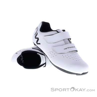 Northwave Sonic Junior Kinder Rennradschuhe-Weiss-34