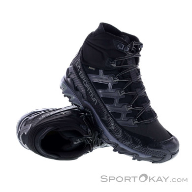 La Sportiva Ultra Raptor II Mid GTX Herren Trekkingschuhe Gore-Tex-Schwarz-44,5