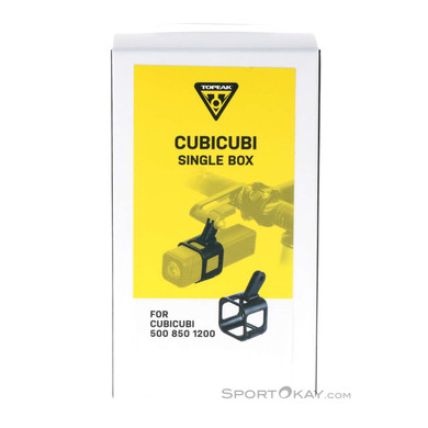 Topeak CubiCubi Single Box Bike Light Zubehör-Schwarz-One Size