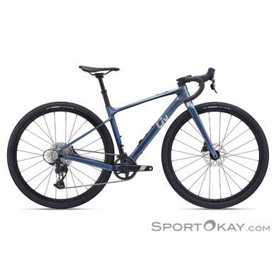 Liv Devote Advanced 1 28" 2024 Gravelbike-Blau-L