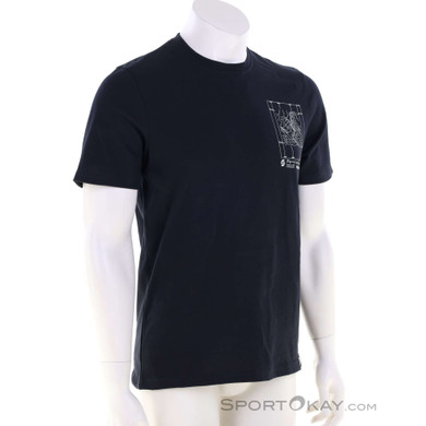 Scott Casual Herren T-Shirt-Schwarz-M