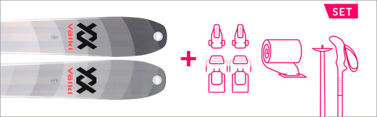 SKITOUREN VÖLKL RISE 80mm   AKTION bis -50% > 3er SET ab 449€ >  4er SET ab 469€