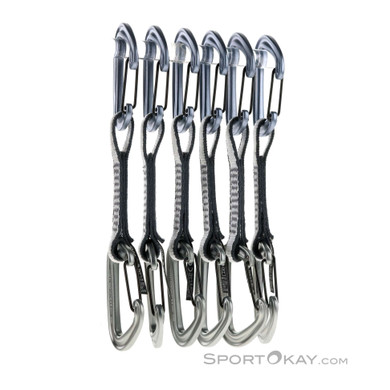 Black Diamond Miniwire 12cm 6er Expressschlingen-Set-Grau-12