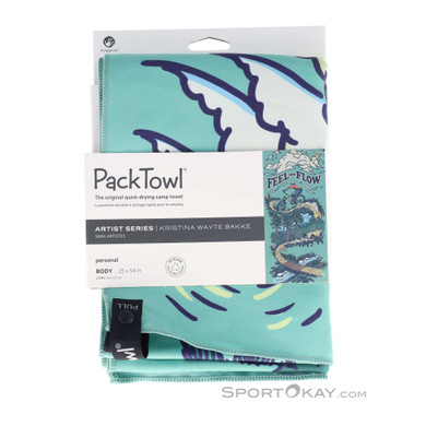 Packtowl Personal Body Handtuch-Türkis-One Size