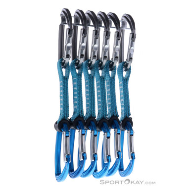 Petzl Dijnn Axess Pack 6er Expressschlingen-Set-Türkis-One Size