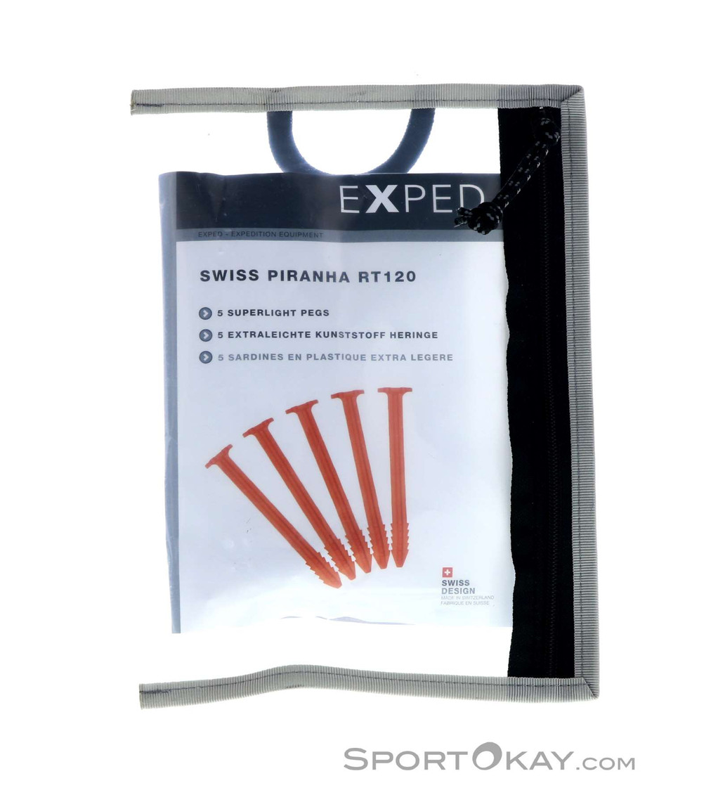 Exped Swiss Piranha RT120 12cm 5er Zelthering-Set