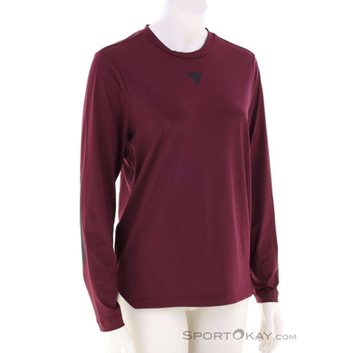 Dainese HgROX LS Damen Bikeshirt langarm-Dunkel-Rot-S