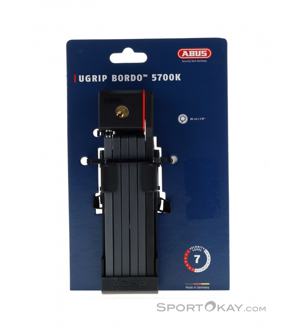 Abus uGrip Bordo 5700 + Halterung 80cm Fahrradschloss