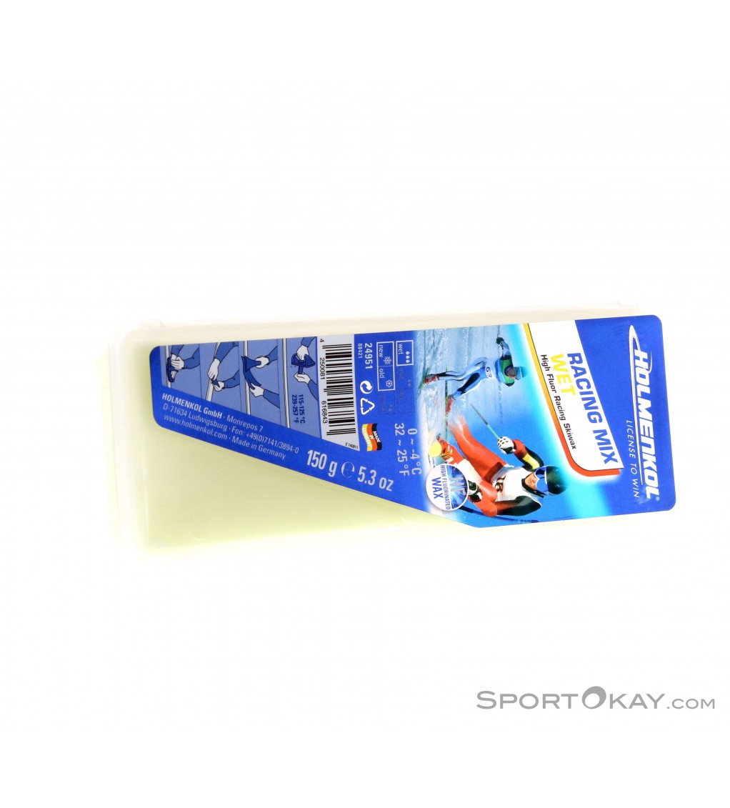 【UK✫】HOLMENKOL RACING MIX HF WAX 150g Holmenkol-Wax-