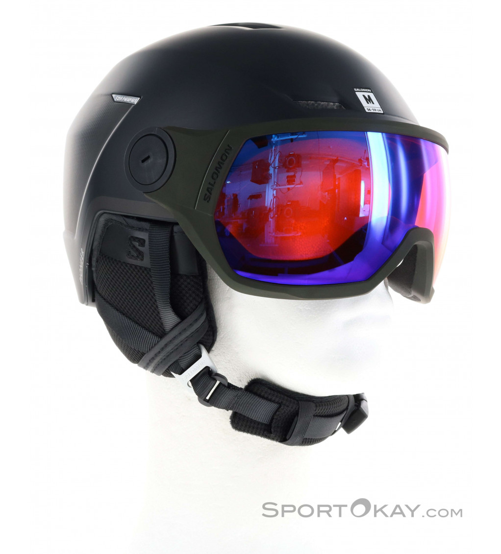 【4018】 SALOMON　PIONEER LT VISOR PHOTO Salomon Pioneer LT Visor Photo Helmets | Absolute-Snow