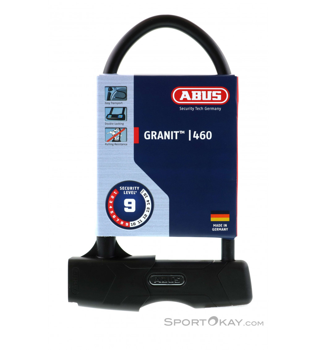 Abus Granit 460 + USH Halterung 15cm Fahrradschloss