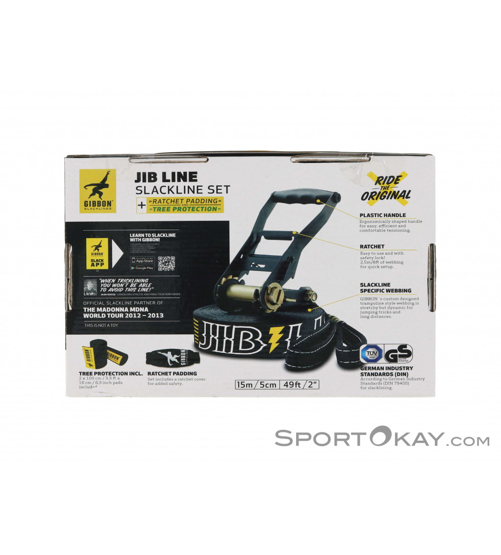 Gibbon Jibline Treewear 15m Slacklineset