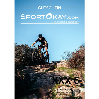 Last Minute Gutschein zum Ausdrucken Bike