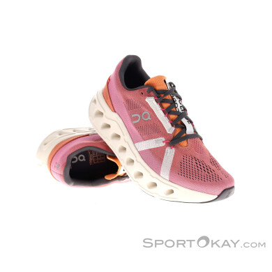 On Cloudeclipse Damen Laufschuhe-Pink-Rosa-8,5