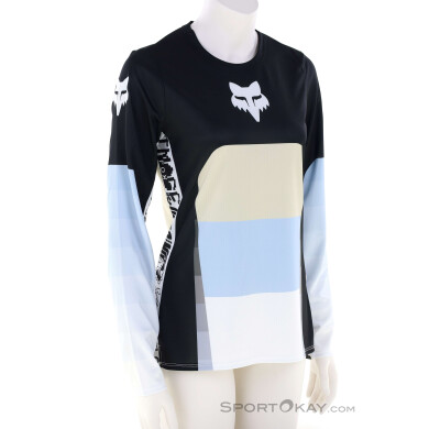 Fox Ranger Grid L/S Damen Bikeshirt-Mehrfarbig-M