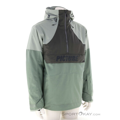 Picture Occan Herren Skijacke-Grün-XS