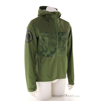 Endura Singletrack II Waterproof Herren Bikejacke-Oliv-Dunkelgrün-M