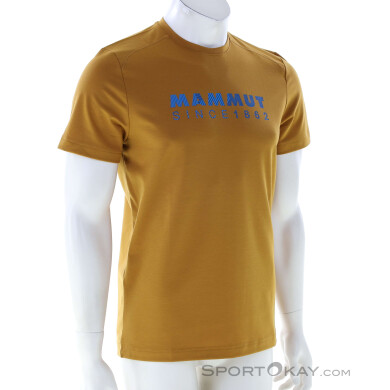 Mammut Trovat Logo Herren T-Shirt-Beige-M