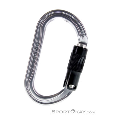 Petzl OK Ball Lock Karabiner-Grau-One Size