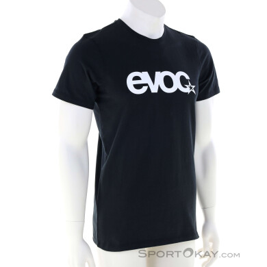 Evoc Logo Herren T-Shirt-Schwarz-S