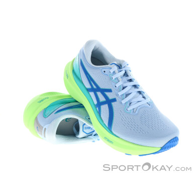 Asics Gel-Kayano 30 Lite-Show Herren Laufschuhe-Hell-Grün-9,5