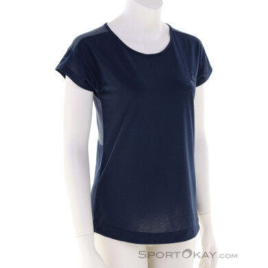 Scott Trail Flow DRI S/S Damen T-Shirt-Dunkel-Blau-S