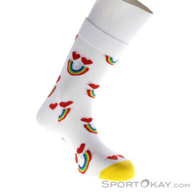 Happy Socks Happy Rainbow Socken-Weiss-41-46