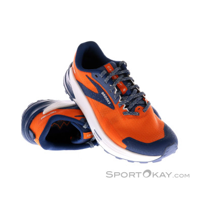 Brooks Catamount 2 Herren Traillaufschuhe-Orange-8,5