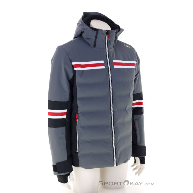 CMP Zip Hood Herren Skijacke-Dunkel-Grau-52