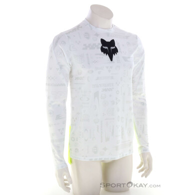 Fox Ranger LS Jersey Lunar Herren Bikeshirt langarm-Weiss-S