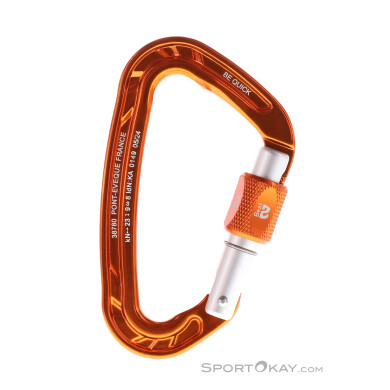 Beal Be Quick Schraubkarabiner-Orange-One Size