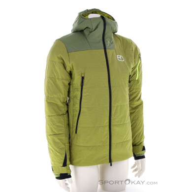 Ortovox Swisswool Zinal Herren Isolationsjacke-Oliv-Dunkelgrün-M