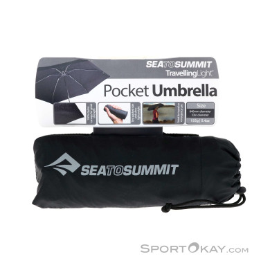 Sea to Summit Pocket Umbrella Regenschirm-Schwarz-One Size
