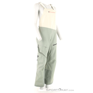 Ortovox Ravine Plus 3L Bib Damen Skihose-Hell-Grau-L