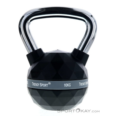 Trendy Premium 10kg Kettlebell-Schwarz-10