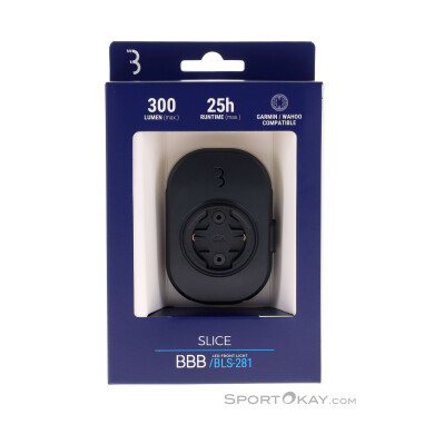 BBB Slice 300 Fahrradlicht vorne-Schwarz-One Size