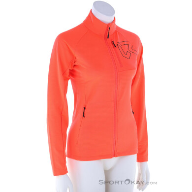 Rock Experience Arrows Mock FZ Damen Sweater-Orange-S