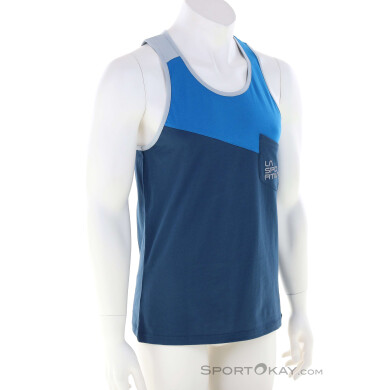 La Sportiva Dude Tank Herren Tanktop-Blau-S