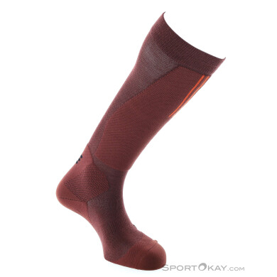 CEP Ski Touring Damen Skisocken-Orange-2