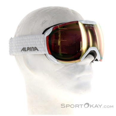 Alpina Pheos S QV Skibrille-Weiss-One Size