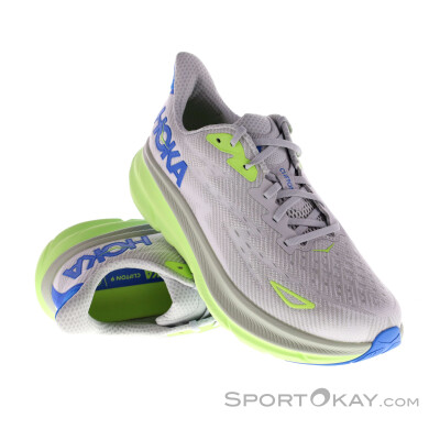 Hoka Clifton 9 Herren Laufschuhe-Hell-Grün-10