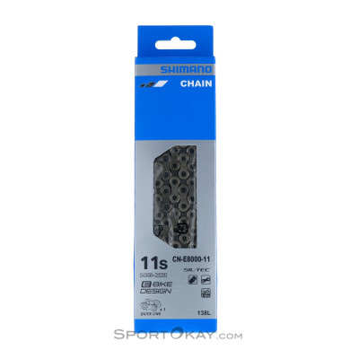 Shimano CN-E8000 11-fach 138GL E-Bike Kette-Grau-One Size