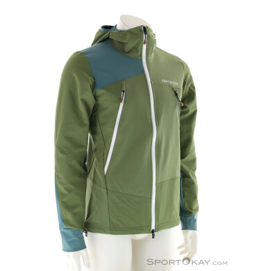 Ortovox Pala Hooded Herren Outdoorjacke-Oliv-Dunkelgrün-L