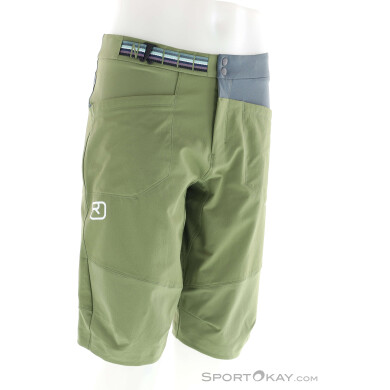 Ortovox Pala Herren Klettershort-Oliv-Dunkelgrün-M