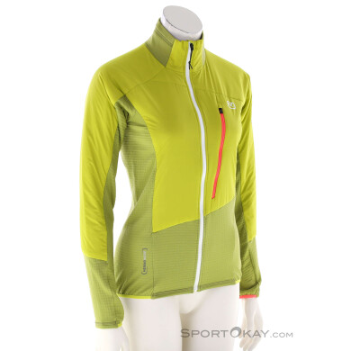 Ortovox Westalpen Swisswool Hybrid Damen Outdoorjacke-Grün-M